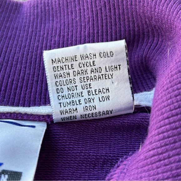 Retro Colorblock Rugby/Polo Shirt - Purple and Green - Picture 4 of 9